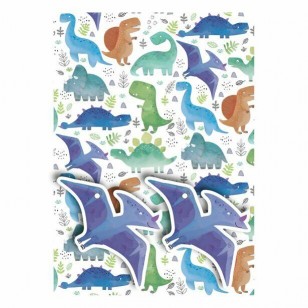 Dinosaur Gift Wrap & Tags Dinosaur Gift Wrap & Tags